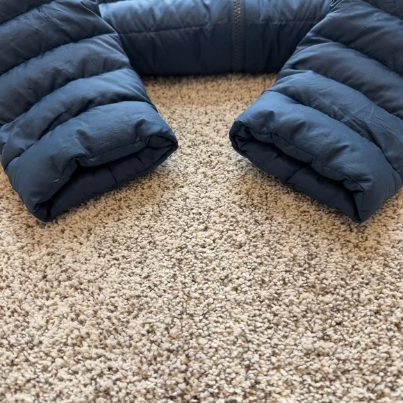 The North Face Men’s Goose Down Insulated Navy Blue Puffer Jacket Sz Small - Picture 5 of 13
